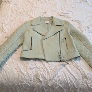 Club Monaco Faux Leather Jacket